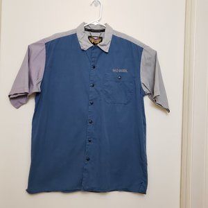 Harley Davidson Embroidered Work Shirt Americana